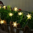 Modee Karácsonyi LED Füzér Dekor Elemes C3019 (10LED/90cm/10cm) Warm-Hópehely (80db/krt)
