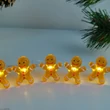 Modee Karácsonyi LED Füzér Dekor Elemes C3024 (10LED/90cm/10cm) Warm-Mézeskalács (80db/krt)