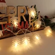 Modee Karácsonyi LED Füzér Dekor Elemes C3012 (10LED/135cm/15cm) Warm-Toboz (db/krt)