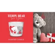 Bartek illatgyertya poharas 115gr Teddy Bear (12db/krt)