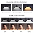 Lash Magic Moon kozmetikai LED lámpa Fekete