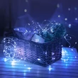 Modee Karácsonyi LED Füzér Réz Adapteres (100LED/10m/10cm) C2008 Cold (20db/krt)