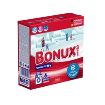 Bonux 390gr 3in1 White Ice Fresh (6mosás)(14db/#)