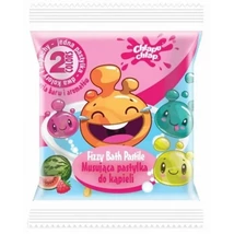 Chlapu Chlap Csillámló színes fürdőbomba 40g Málna/Görögdinnye illattal