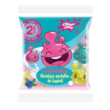 Chlapu Chlap Csillámló színes fürdőbomba 40g Áfonya/Vanillia fagyi illattal 