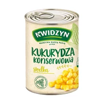 Kwidzyn kukorica konzerv 400g nettó tömeg/220g töltő tömeg (10db/krt)