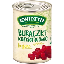 Kwidzyn cékla konzerv 400g nettó tömeg/220g töltő tömeg (6db/krt)