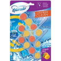 KOLORADO "Hyper Clean" TRIO kosaras toalett block 3*45gr Citrus (11db/krt)