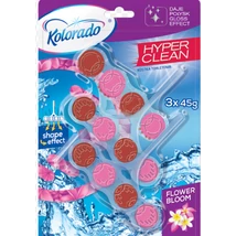 KOLORADO "Hyper Clean" TRIO kosaras toalett block 3*45gr Flower (11db/krt) KOLORADO "Hyper Clean" TRIO kosaras toalett block 3*45gr Flower (11db/krt)