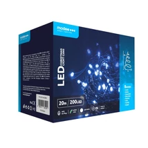 Modee Karácsonyi LED Füzér Plastic Adapteres C2005 (200LED/20m/10cm) Cold (24db/krt)