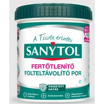 Sanytol fertőtlenítő folteltávolító por 450g színes és fehér ruhákhoz (8db/krt)