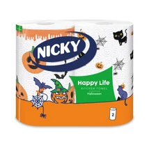Nicky kéztölrő 2rtg. 2tek. Halloween (12db/krt)