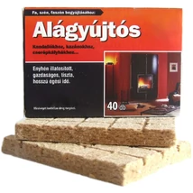 Alágyújtós szilárd 40db-os (24db/krt)