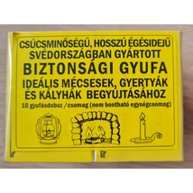 Gyufa 10*40szálas svéd biztonsági gyufa