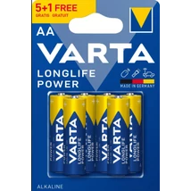 VARTA Longlife Power Alkáli Ceruza Elem AA B5+1 (12db/krt)