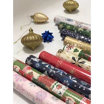 Csomagoló papír 200*70 karácsonyi vegyes (Fűzfői)(50db/krt)