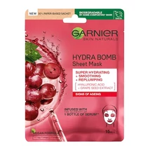 Garnier Skin Naturals Hydra Bomb Textil Maszk 28g Szőlőmagkivonattal