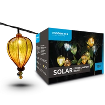 Modee Lighting LED Szolár Napelemes Lampion 10db-os 4,9m DS009