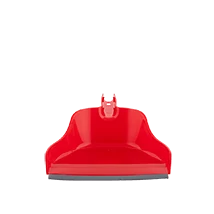 Bonus HACCP szemetes lapát gumiéllel Piros (20db/krt)