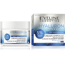 EVELINE CREAM-AMPOULE HIALURON THERAPY mélyhidratáló nappali és éjszakai arckrém hialuronsavval 50ml 