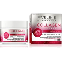 EVELINE CREAM-AMPOULE COLLAGEN THERAPY instant feszesítő nappali és éjszakai arckrém kollagénnel 50ml 