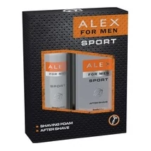 Alex For Men ajándékcsomag (After shave-borotvahab) Sport (6db/#)