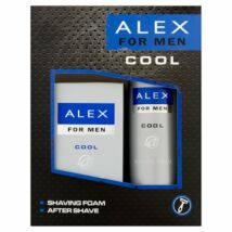 Alex For Men ajándékcsomag (After shave-borotvahab) Cool (6db/#)