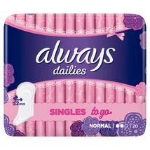 Always tisztasági betét 20db-os normál singles to go (20db/krt)