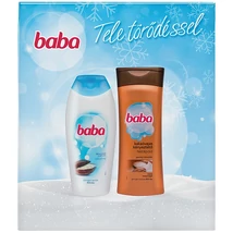 Baba ajándékcsomag (Tusfürdő+Testápoló) Kakóvaj (8db/#) Baba ajándékcsomag (Tusfürdő+Testápoló) Kakóvaj (8db/#)