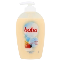 Baba foly. szappan pumpás 250ml Tej és gyümölcsillat (6db/#)