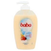 Baba foly. szappan pumpás 250ml Tej és gyümölcsillat (6db/#)
