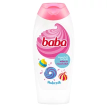 Baba tusfürdő 400ml Málna és rózsafa "Habcsók" (6db/#)