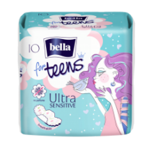 Bella for Teens eü.betét 10db-os Sensitive (kék)(36db/#)