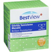 Best View 52db-os Szemüveg és képernyő törlőkendő (16db/krt/TR)