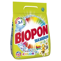 Biopon takarékos 2,8kg (40mosás) /2,1kg (35mosás) Color (5-6db/#)