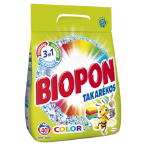 Biopon takarékos 2,8kg (40mosás) /2,1kg (35mosás) Color (5-6db/#)