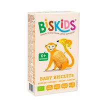 Biskids Baby Biscuits biokeksz 120g Banános keksz gyerekeknek 6 hónapos kortól (6db/krt)