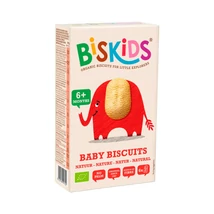 Biskids Baby Biscuits biokeksz 120g Natúr keksz gyerekeknek 6 hónapos kortól (6db/krt)