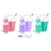 Bonus MicroMop Soft szett (vödör, csavaró, nyél, micromop soft fej)(rózsaszín/lila/zöld) Bonus MicroMop Soft szett (vödör, csavaró, nyél, micromop soft fej)(rózsaszín/lila/zöld)