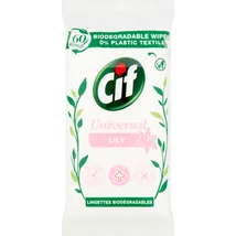 Cif törlőkendő 60db természet receptje univerzális Lily (6db/krt)