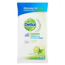 Dettol Felülettisztító kendő antibakteriális 36db-os Lime&Menta (8db/krt)