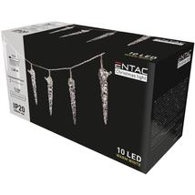 Entac Karácsonyi Beltéri Füzér Műanyag Jégcsap 10LED 1,65m (20db/krt)