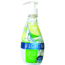 Floren foly.szappan pumpás 400ml Lime&Yogurt (8db/#)