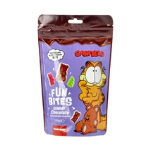 Garfield Fun Bites csokoládéba mártott gumicukor 100gr (12db/krt)