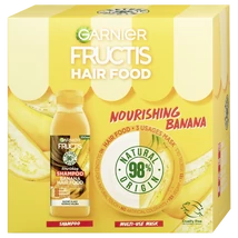 Garnier Fructis Banana Hair Food ajándékcsomag (sampon 350ml+hajmaszk 390ml) száraz hajra (6db/krt)