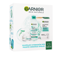 Garnier Hyaluronic Aloe Box ajándékcsomag (Skin Naturals Micellás víz 400ml+Arckrém 50ml+Textil Maszk 28g)(6db/krt)