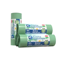 Gréta szemeteszsák erős 60l 20db-os (50db/krt) 600*700