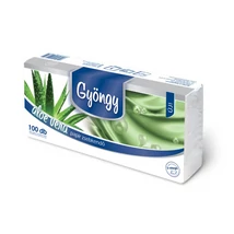 Gyöngy 100db-s papírzsebkendő 3rtg Aloe (20db/krt)