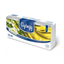 Gyöngy 100db-s papírzsebkendő 3rtg Kamilla (20db/krt)