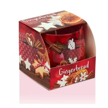 Illatmécses poharas díszdobozban 100gr Gingerbread with Orange&Aplle (12db/krt)
